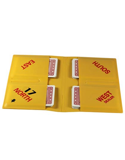    Lion Duplicate Bridge Wallet – Yellow 17-24
